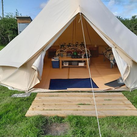 Cornish Skies Glamping Pool Bagian luar foto
