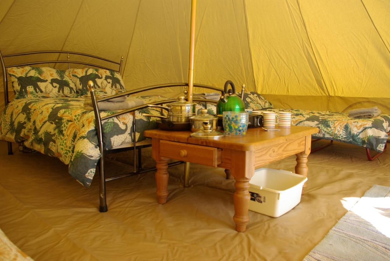 Cornish Skies Glamping Pool Bagian luar foto