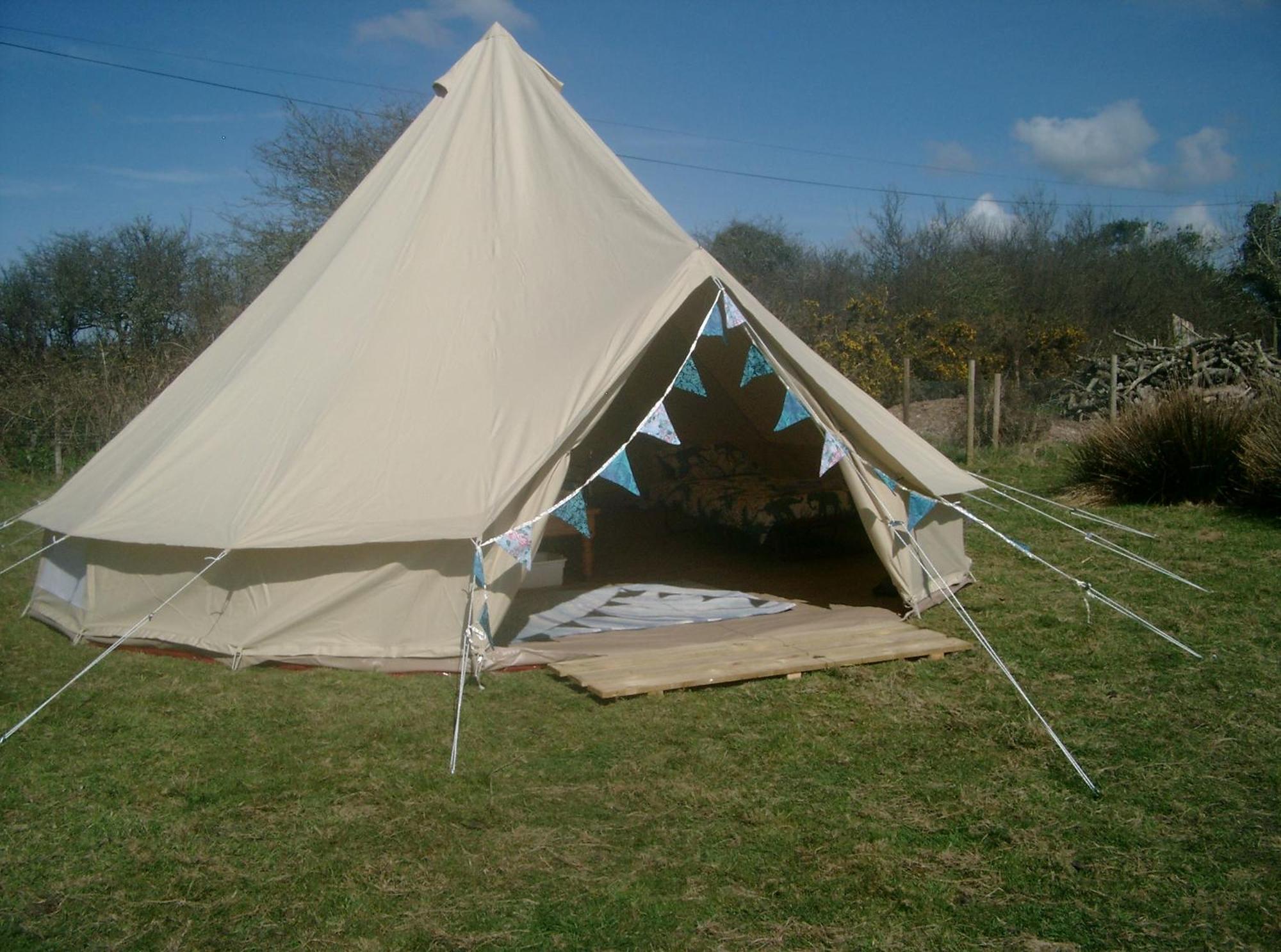 Cornish Skies Glamping Pool Bagian luar foto